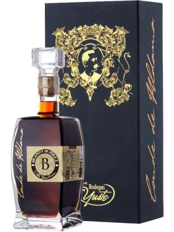 Bodegas Yuste, Conde de Aldama Solera Gran Reserva, Brandy de Jerez DO, gift box