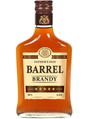 Бренди Father's Old Barrel Brandy 0.25 л