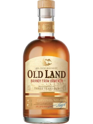 Бренди Old Land Brandy 3 Years Old 0.5 л