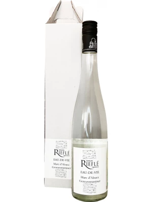 Бренди Domaine Riefle Eau-de-Vie Marc d'Alsace Gewurztraminer, gift box 0.7 л