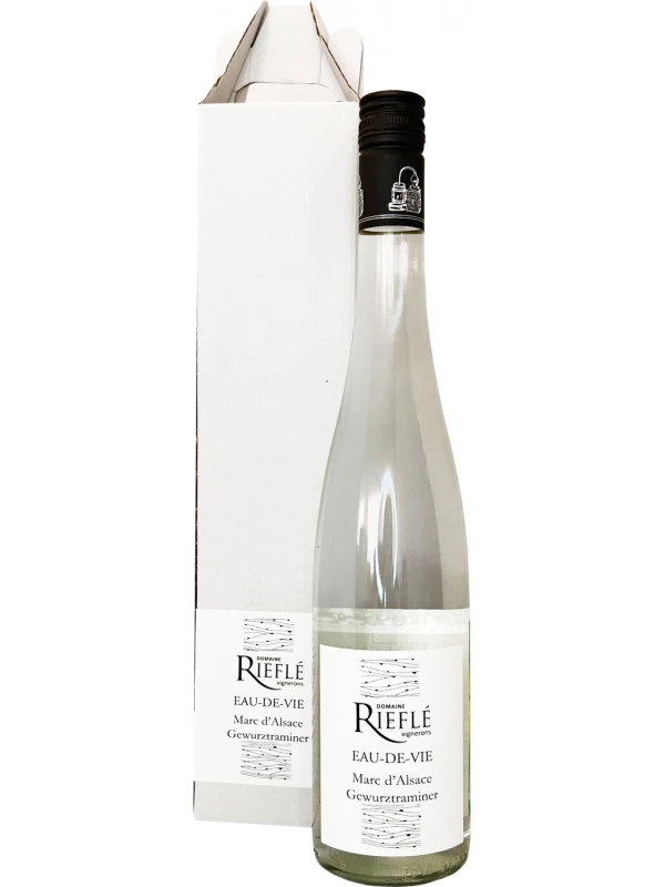 Domaine Riefle Eau-de-Vie Marc d'Alsace Gewurztraminer, gift box