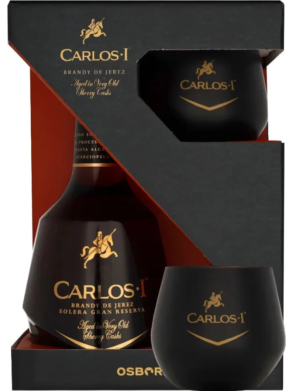 Osborne, Carlos I Solera Gran Reserva, gift box with glass