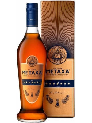 Бренди Metaxa 7*, gift box 0.7 л