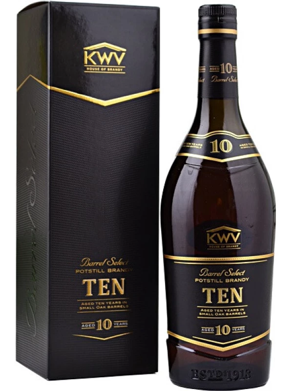 KWV, 10 Years Old, gift box