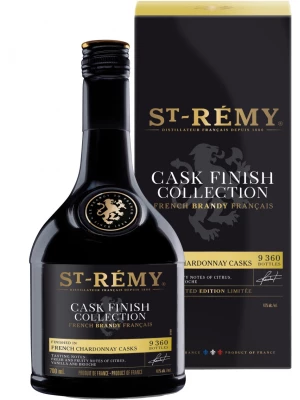 Бренди Saint-Remy, Cask Finish Collection French Chardonnay Casks, gift box 0.7 л