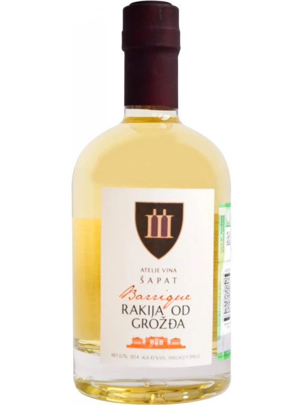 Atelje Vina Sapat, Rakija od Grozda Barrique