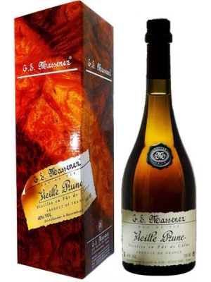 Бренди Massenez, Eau de vie Vieille Prune, gift box 0.7 л