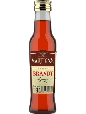 Бренди St. Nicolaus, Martignac Brandy 0.04 л