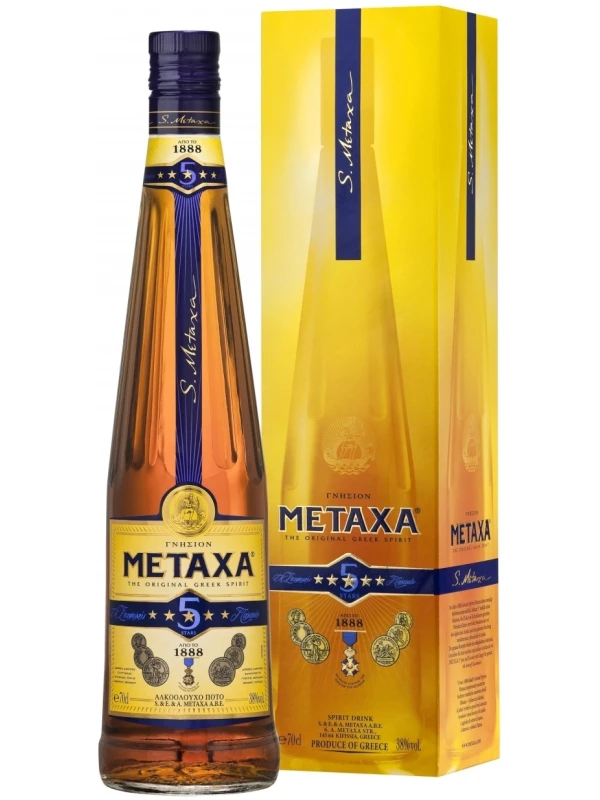 Metaxa 5*, gift box
