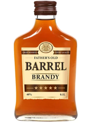 Бренди Father's Old Barrel Brandy 0.1 л