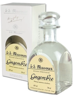 Бренди Massenez, Eau de vie Gingembre, gift box 0.7 л