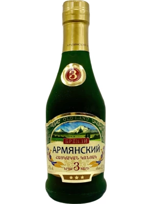 Бренди Old Land Brandy 3 Years Old 0.25 л