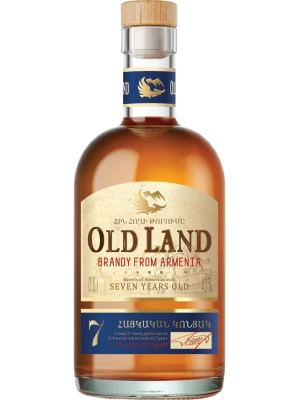 Бренди Old Land Brandy 7 Years Old 0.5 л
