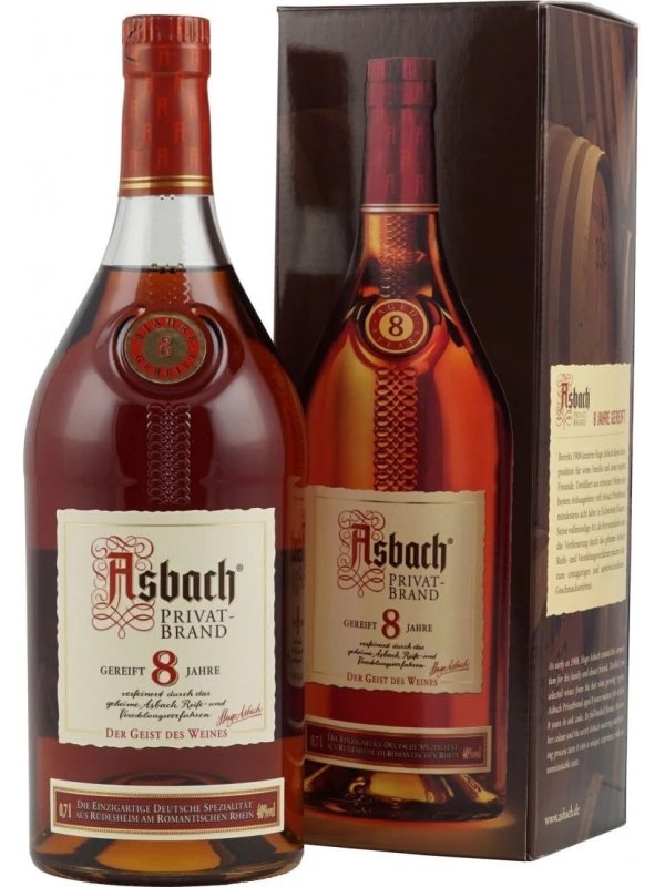 Asbach Privatbrand 8 Jahre, gift box