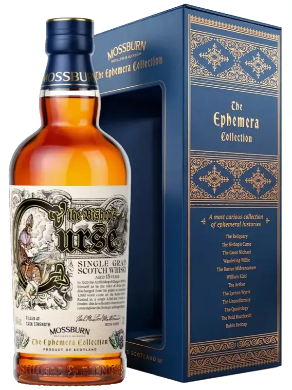 Mossburn The Ephemera Collection The Bishops Curse, 15 Years Old, gift box