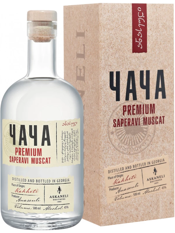 Askaneli Brothers, Chacha Premium Saperavi Muscat, gift box
