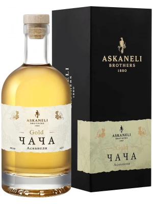Чача Askaneli Brothers, Gold Chacha, gift box 0.7 л