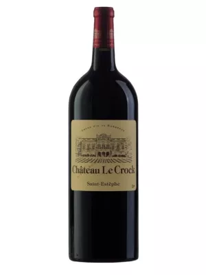 Вино Chateau Le Crock, Saint-Estephe AOC Cru Bourgeois 2020, 1.5 л