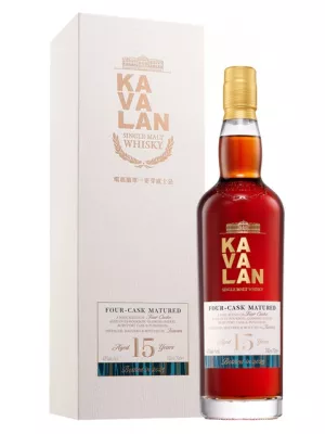 Виски Kavalan Single Malt 15 Years Old, gift box 0.7 л