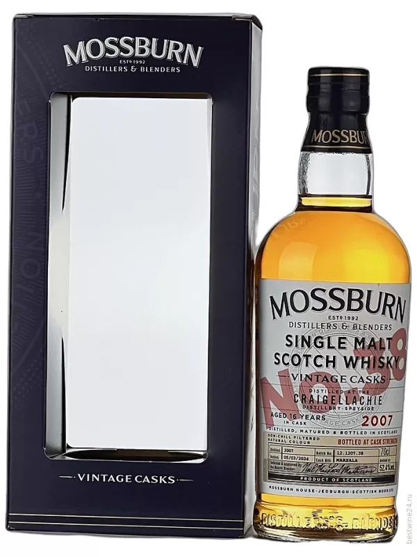 Mossburn Craigellachie 16 Years Old Vintage Casks, gift box