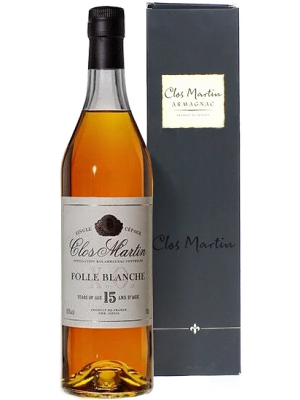 Clos Martin Folle Blanche XO, 15 years old, gift box