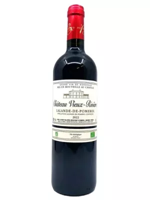 Вино Chateau Vieux-Riviere, Lalande-de-Pomerol AOC 2022, 0.75 л