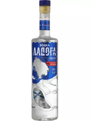Водка Ладога Альфа 0.5 л