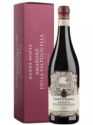 Вино Santa Sofia, Amarone della Valpolicella Classico DOCG, gift box 2021, 0.75 л