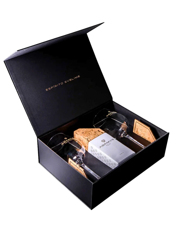 Adamus Organic Dry, 2 glasses, 2 coasters, gift box