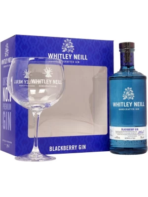 Джин Whitley Neill Blackberry, gift box with glass 0.7 л