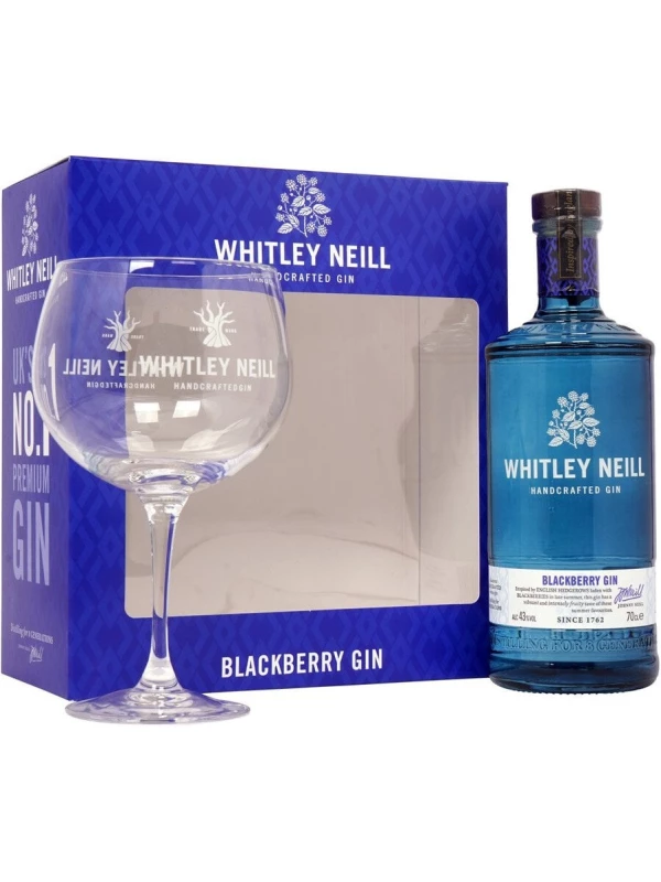 Whitley Neill Blackberry, gift box with glass