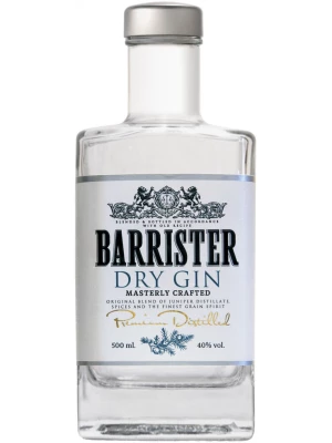 Джин Barrister Dry Gin 0.5 л