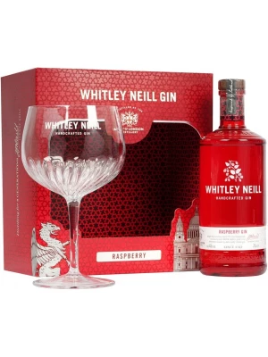Джин Whitley Neill Raspberry, gift box with glass 0.7 л