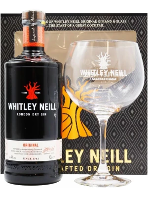 Джин Whitley Neill Original, gift box with glass 0.7 л
