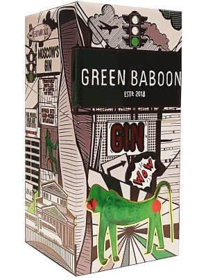 Джин Green Baboon, gift box 0.7 л