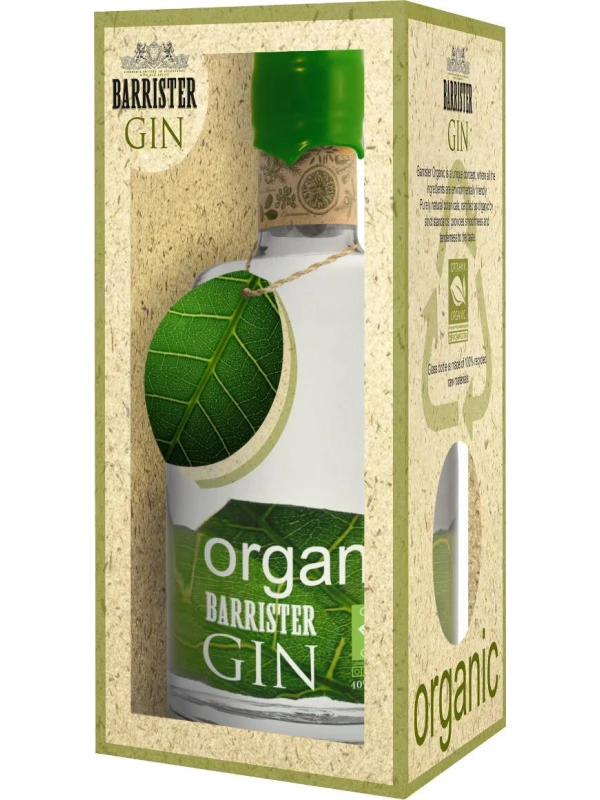 Barrister Organic Gin, gift box