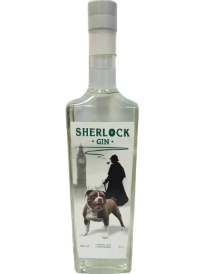 Джин Sherlock Dry Gin, White Label 0.5 л