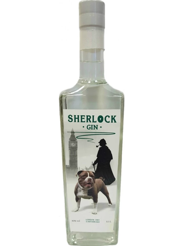 Sherlock Dry Gin, White Label