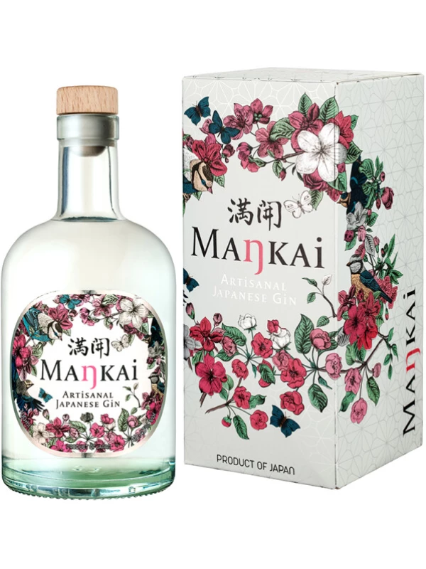 Mankai Artisanal Japanese Gin, gift box