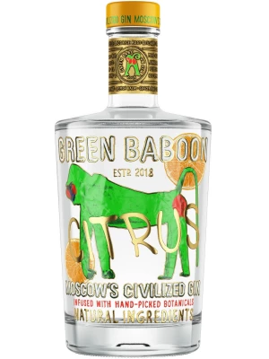 Джин Green Baboon Citrus 0.7 л