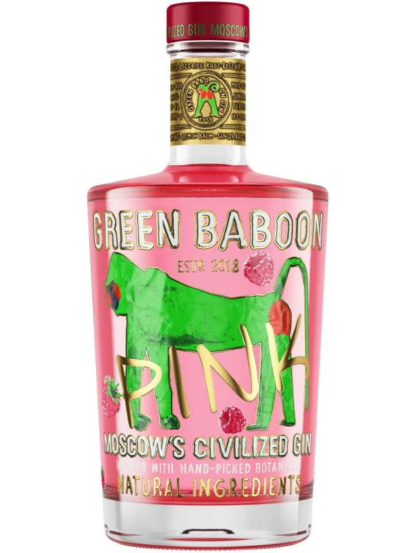 Green Baboon Pink