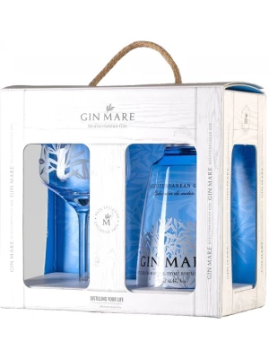 Джин Gin Mare, gift box with glass 0.7 л