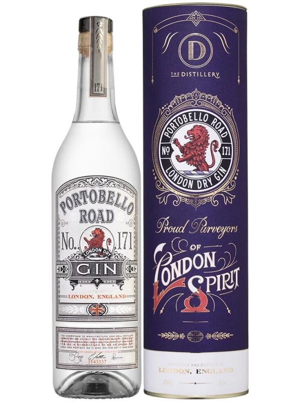 Portobello Road London Dry Gin, in tube