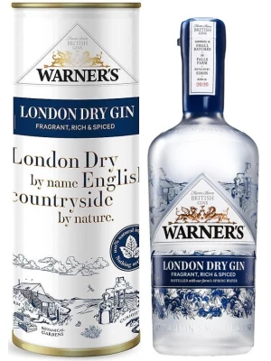 Джин Warner's London Dry Gin, in tube 0.7 л