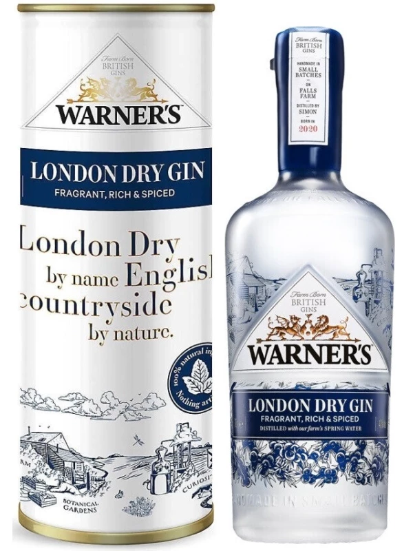 Warner's London Dry Gin, in tube