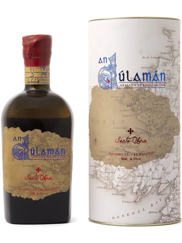 An Dulaman Santa Ana Armada Strength Gin, in tube
