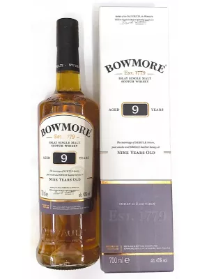 Виски Bowmore 9 Years Old, gift box 0.7 л