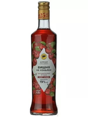 Ликер Шуйская Вишня на Коньяке 0.5 л