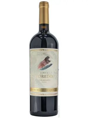 Вино Finca Toredo Cabernet Sauvignon Gran Reserva, Colchagua Valley DO 2021, 0.75 л