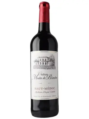 Вино Chateau Moulin de Blanchon, Haut-Medoc AOC 2021, 0.75 л